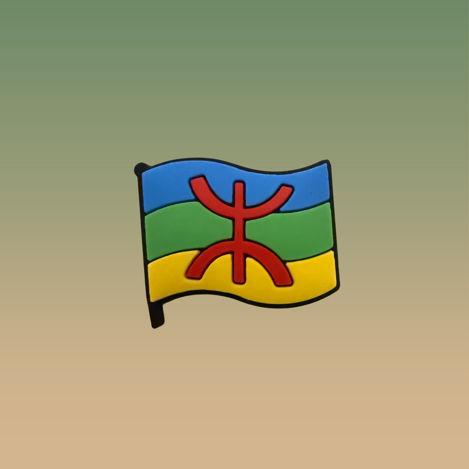  Charms Drapeau Amazigh – Charme Culturel pour Crocs