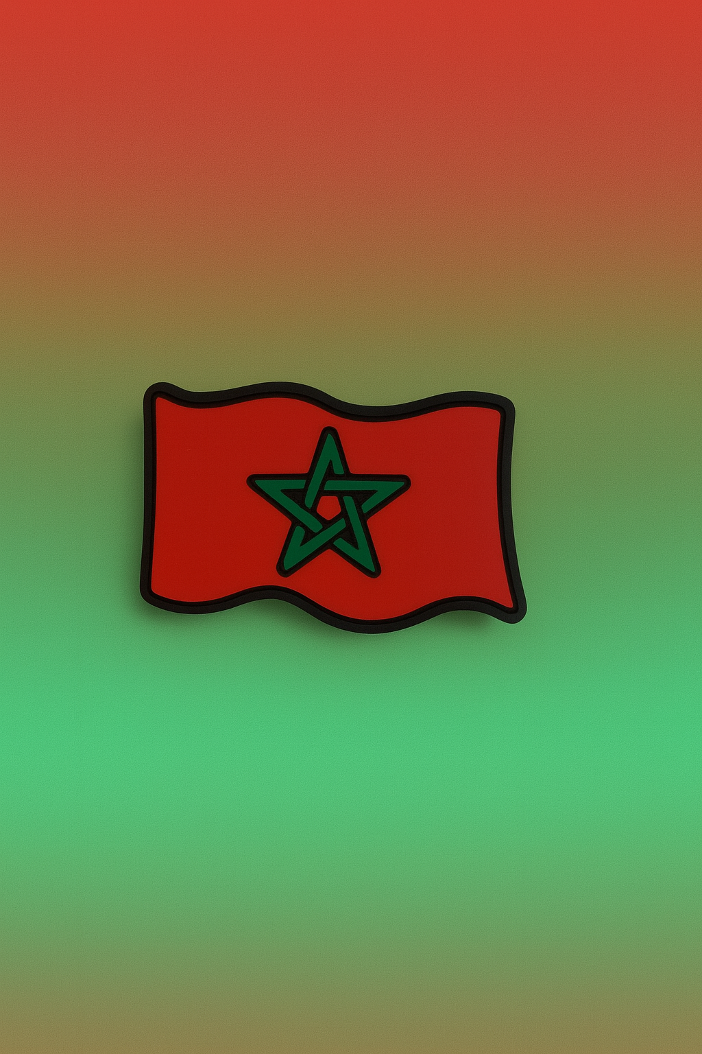 🇲🇦 Charms Drapeau du Maroc 