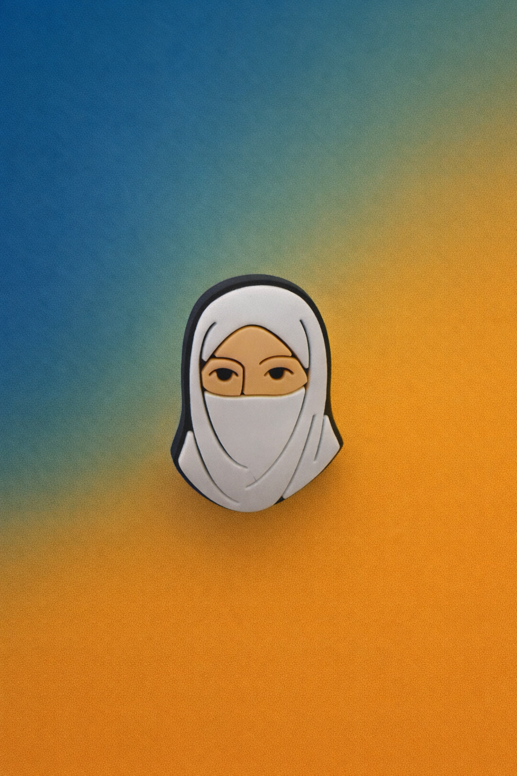 🤍  Charms Femme Voilée – Charme Élégant pour Crocs