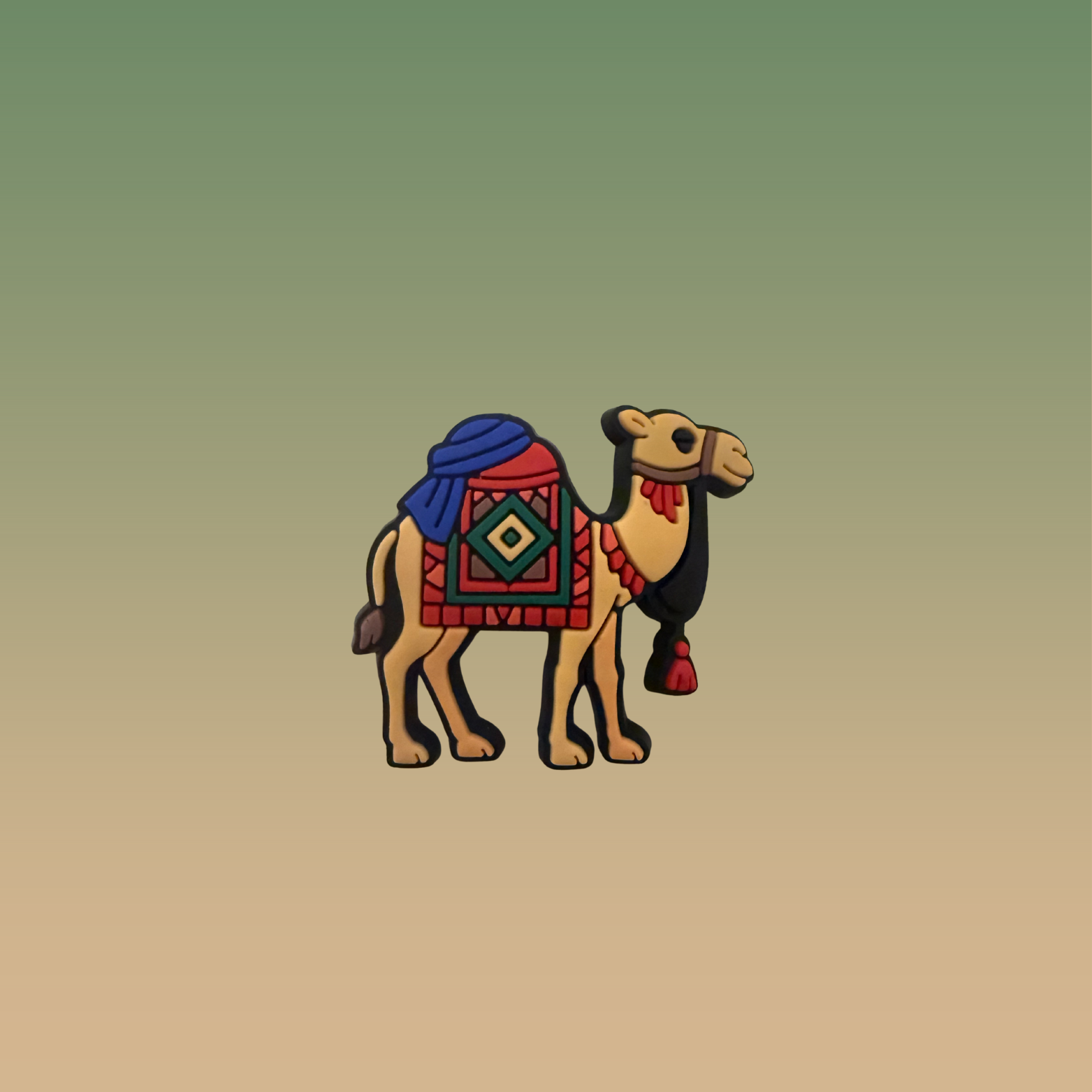 🐪  Charms Chameau du Sahara – Charme Traditionnel pour Crocs