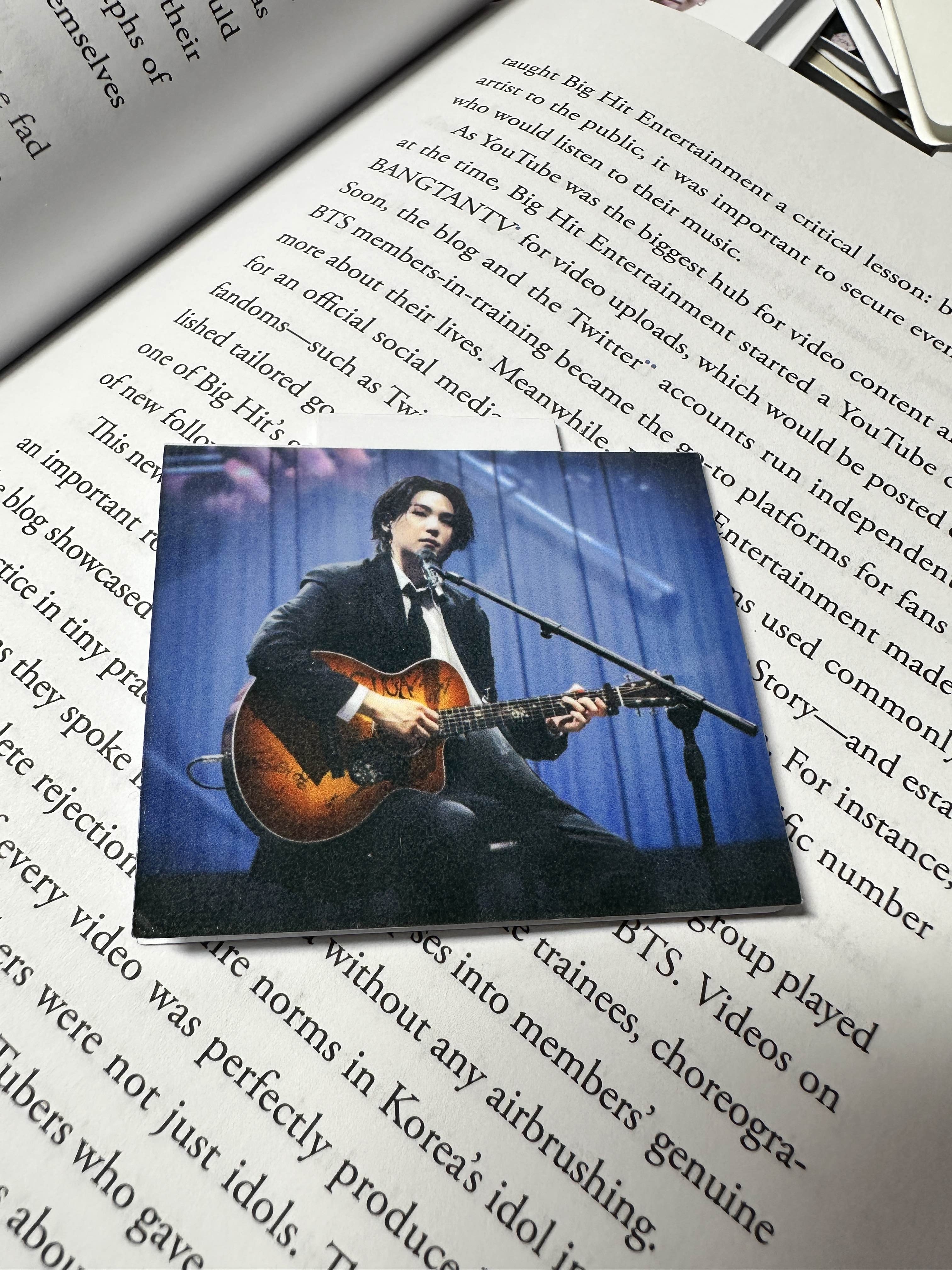 ❥ BTS Suga/Agust D/Yoongi Magnetic Bookmark