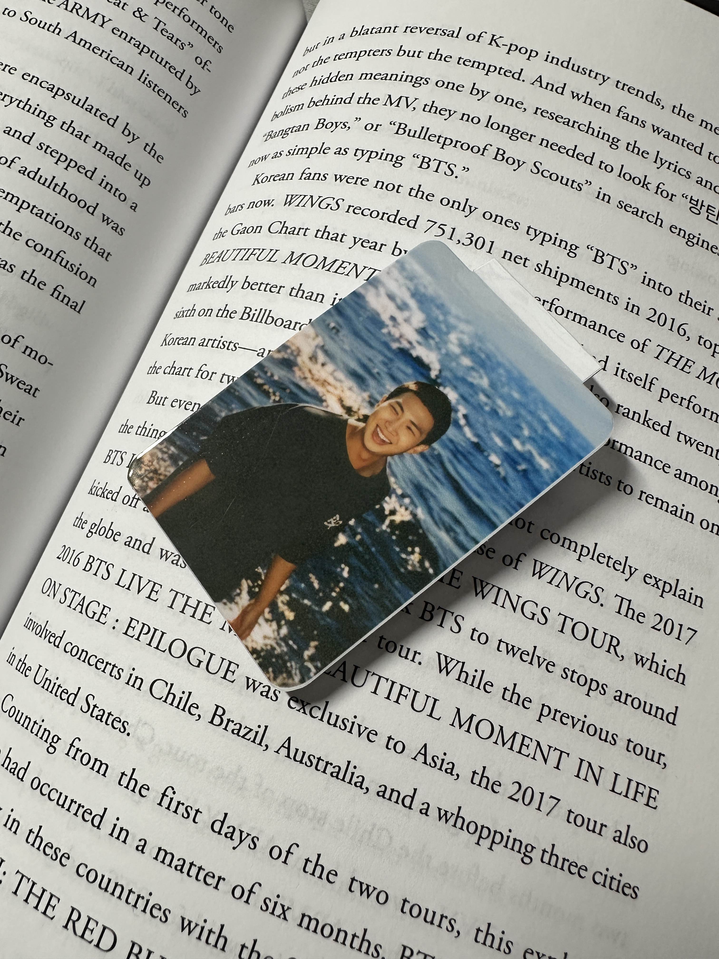 ❥ BTS RM Magnetic Bookmarks