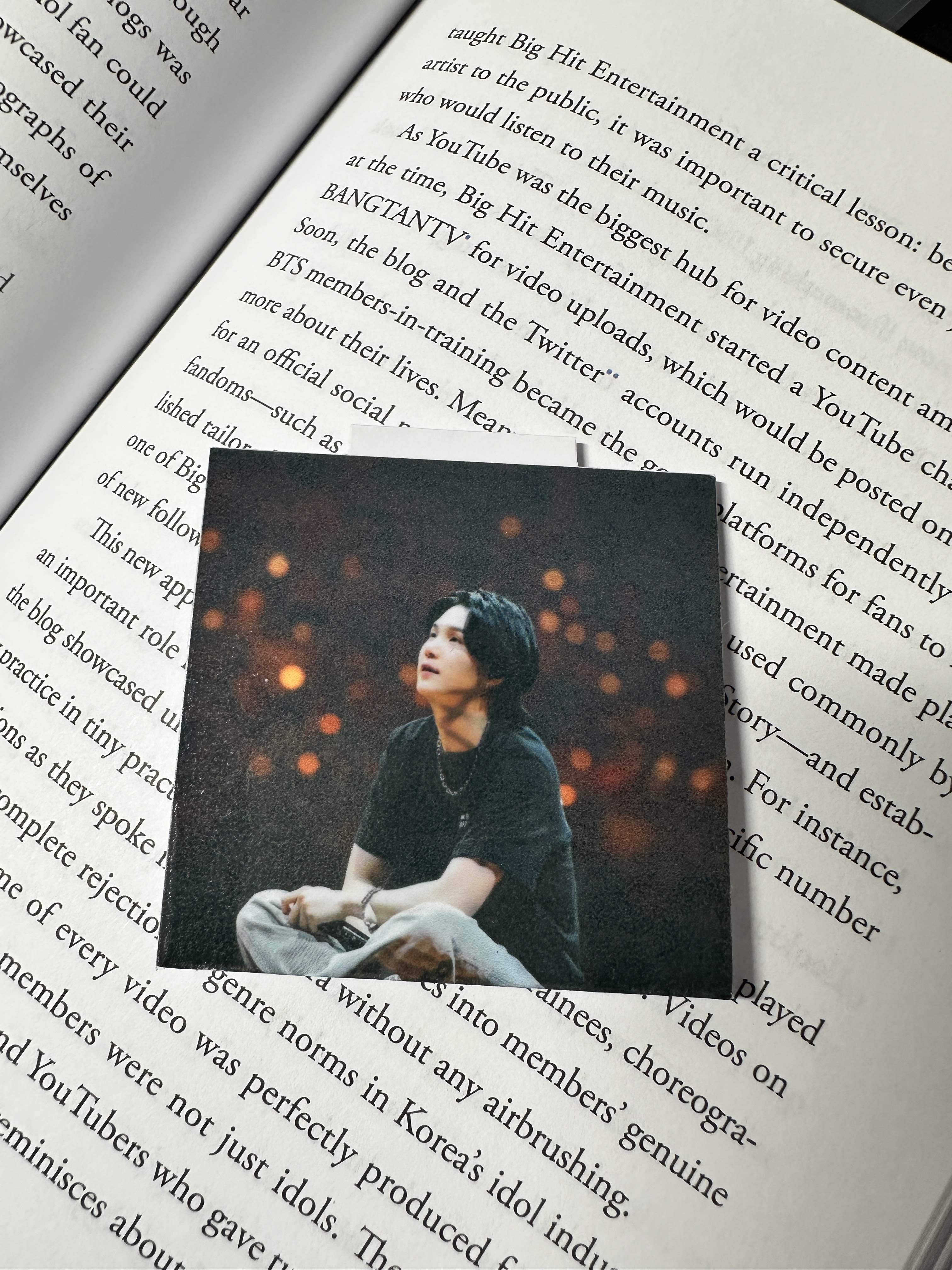 ❥ BTS Suga/Agust D/Yoongi Magnetic Bookmark