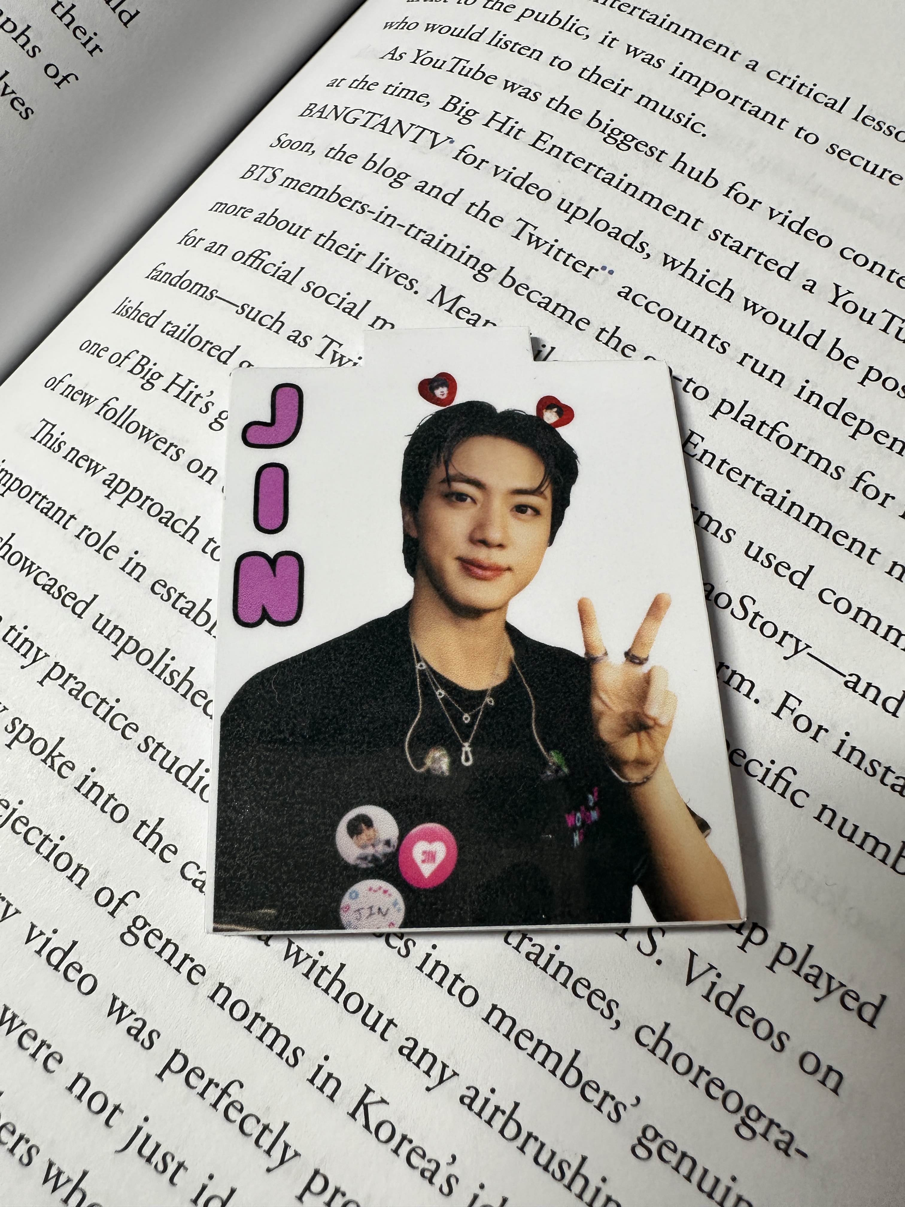 ❥ BTS Jin Magnetic Bookmarks