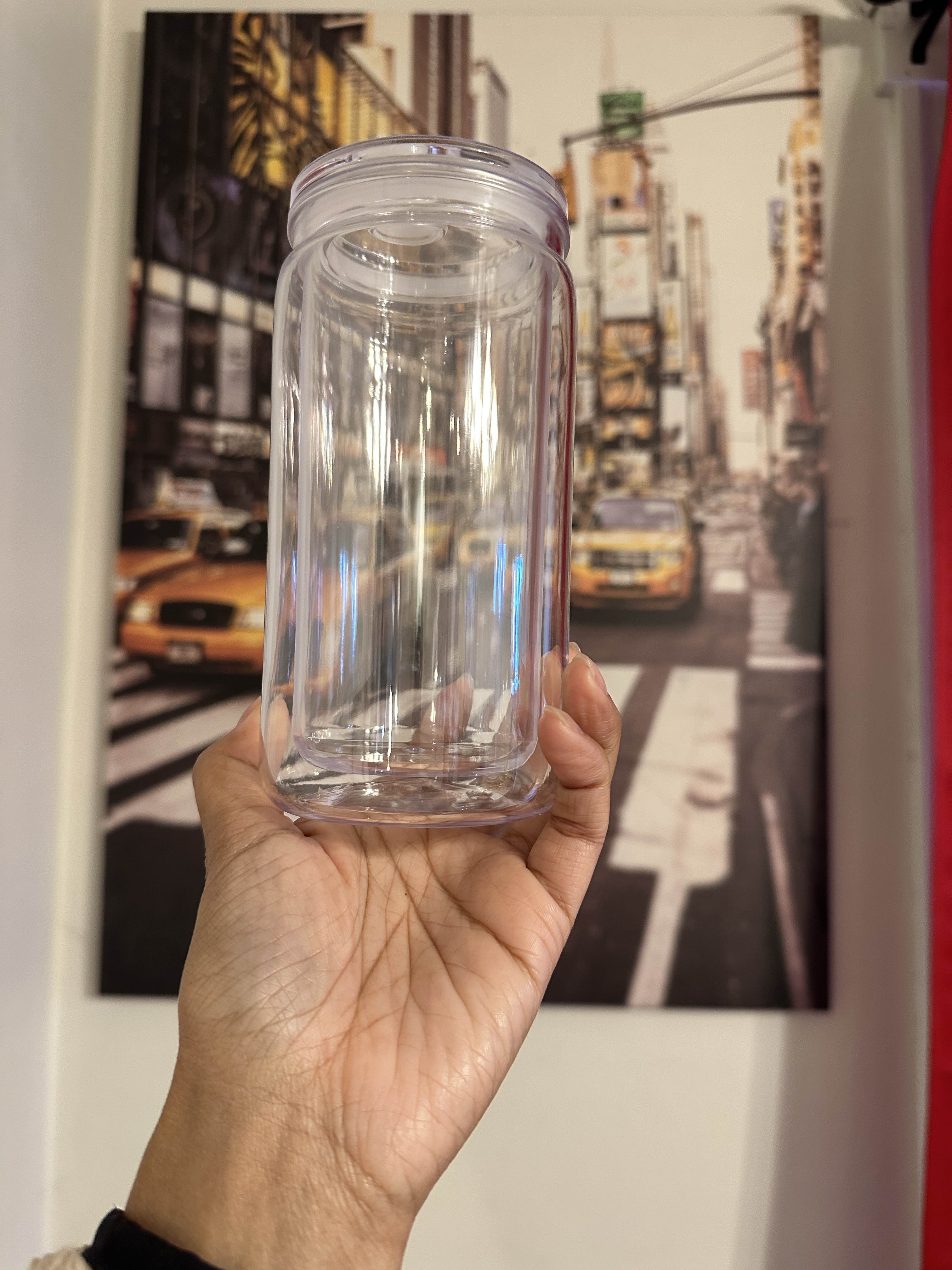 ❥ Blank 16 oz Snowglobe Tumbler