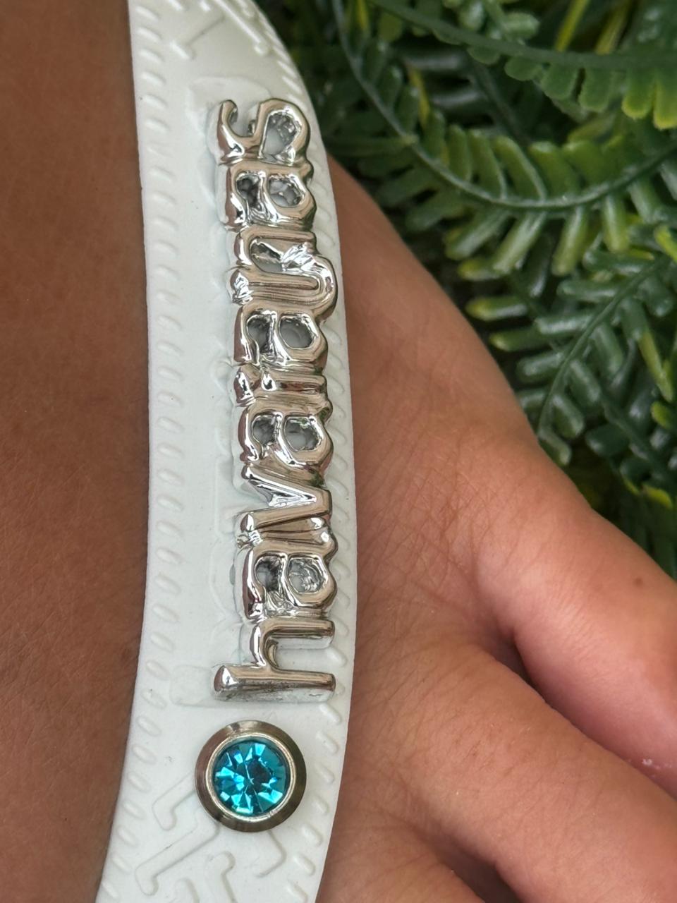 Chinelo Havaianas Top com acessório Sereia