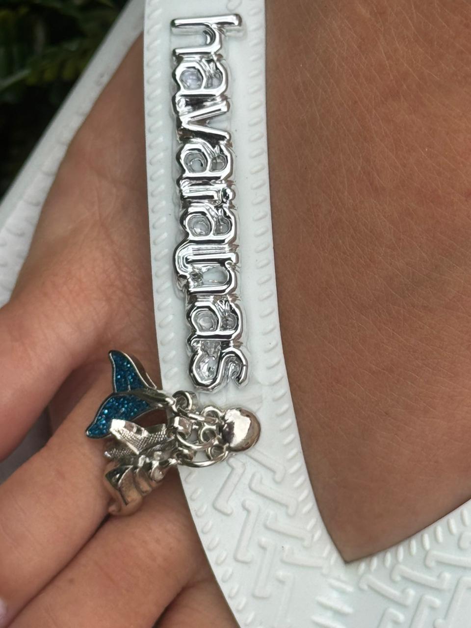 Chinelo Havaianas Top com acessório Sereia