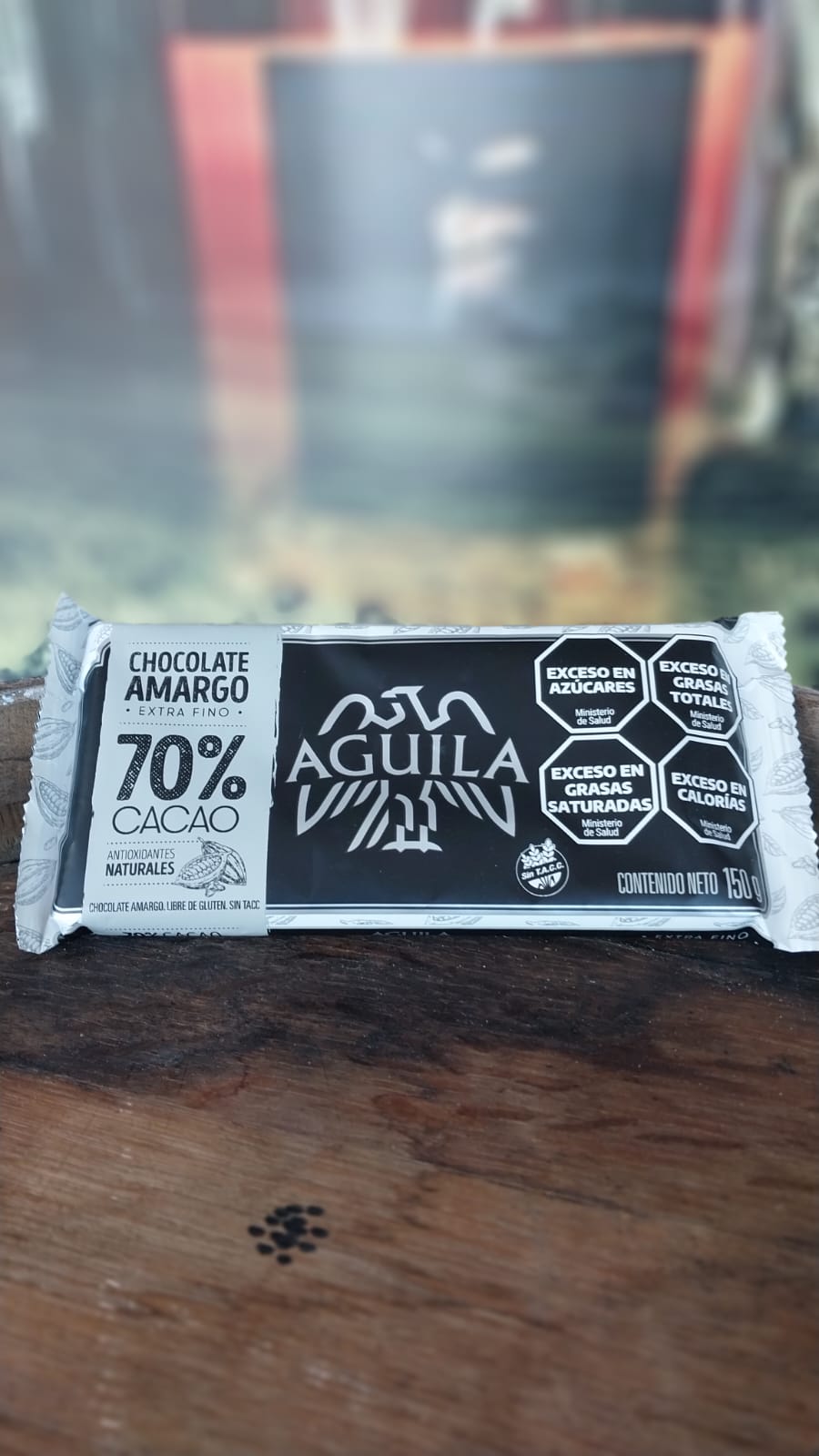 CHOCOLATE ARCOR ÁGUILA 70% CACAO 150G