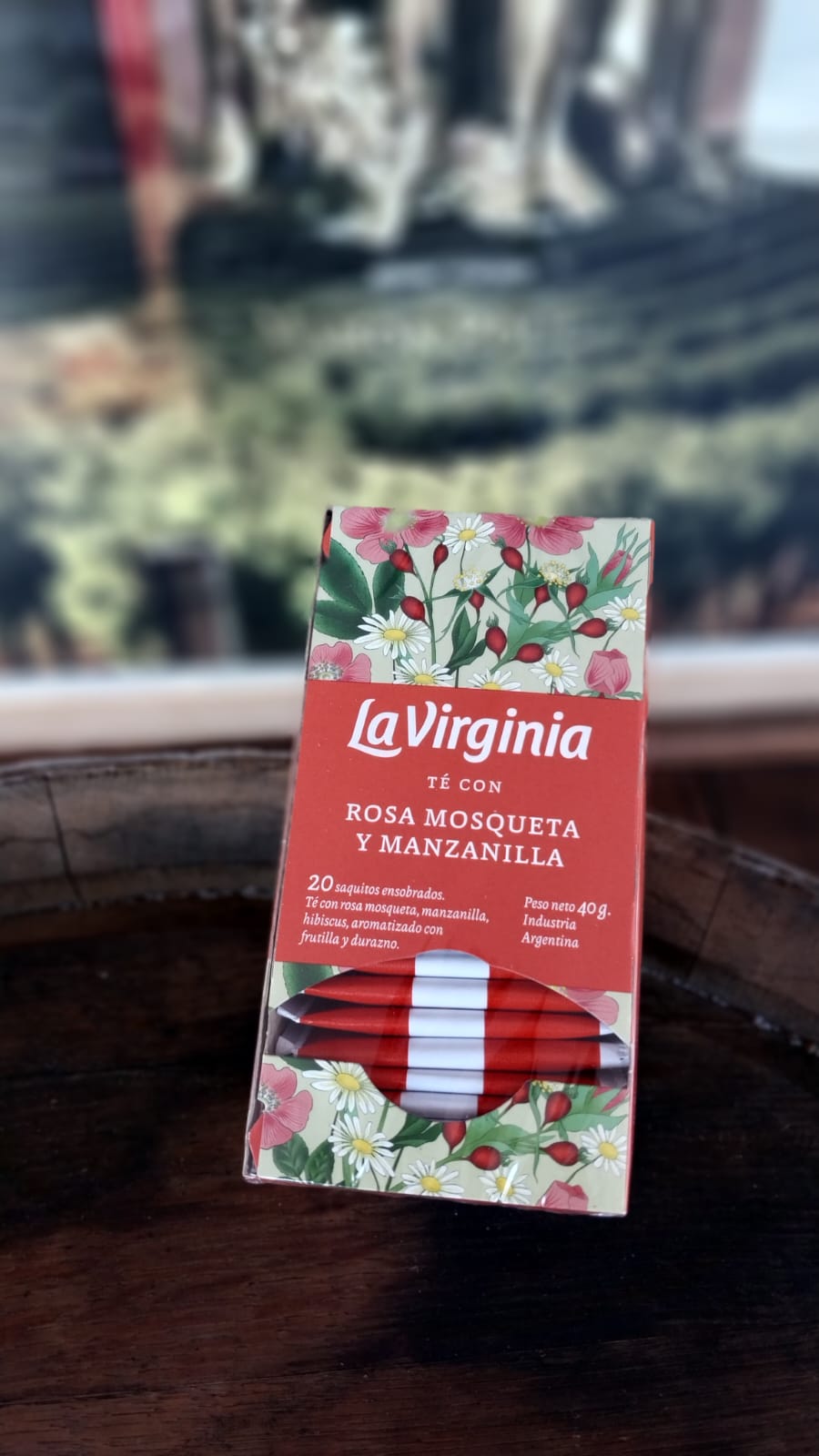 TÉ LA VIRGINIA CON ROSA MOSQUETA Y MANZANILLA