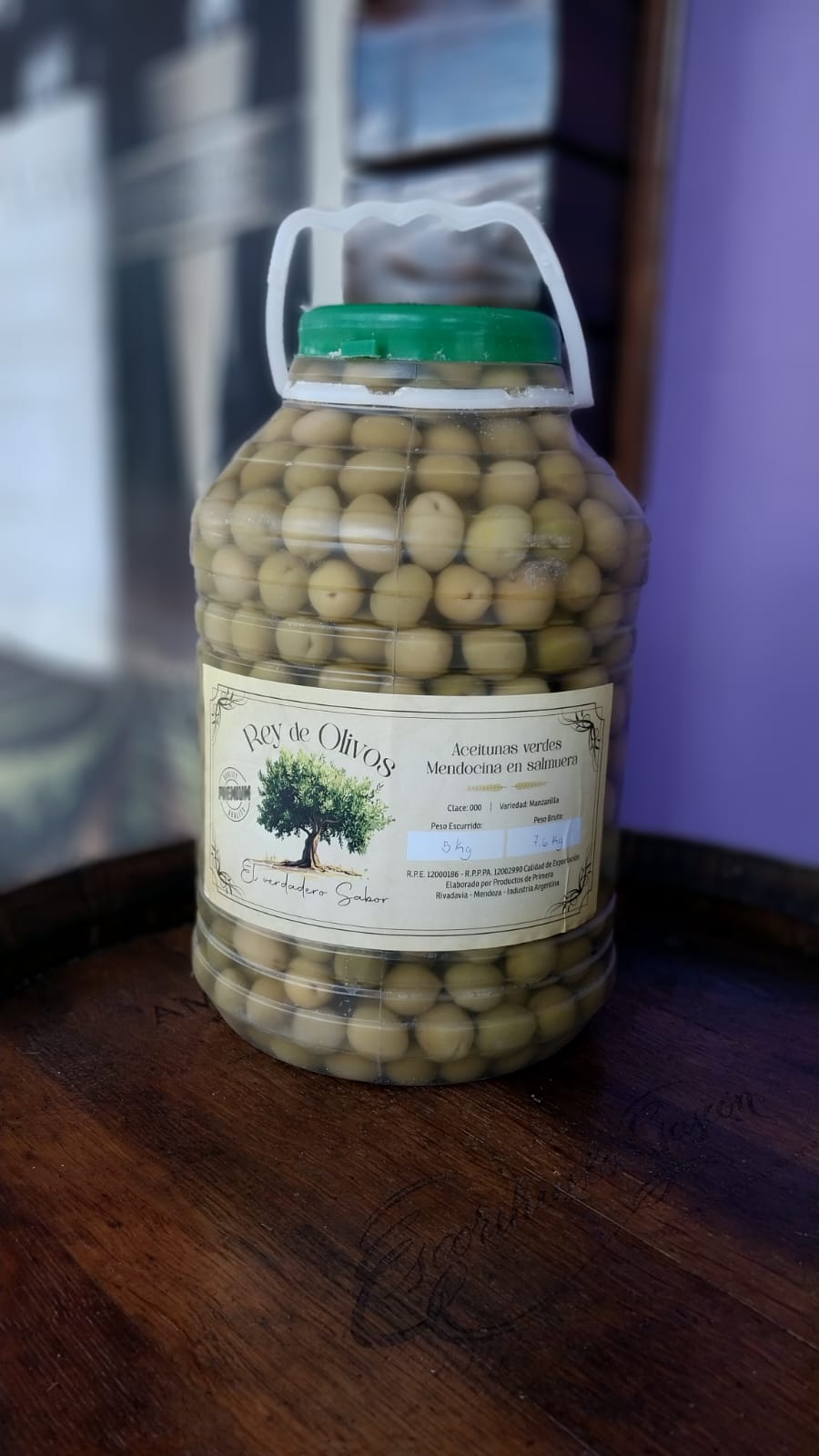 ACEITUNAS REY DE OLIVOS 5KG