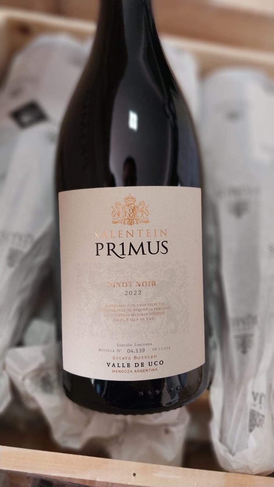 VINHO TINTO  SALENTEIN PR1MUS PINOT NOIR