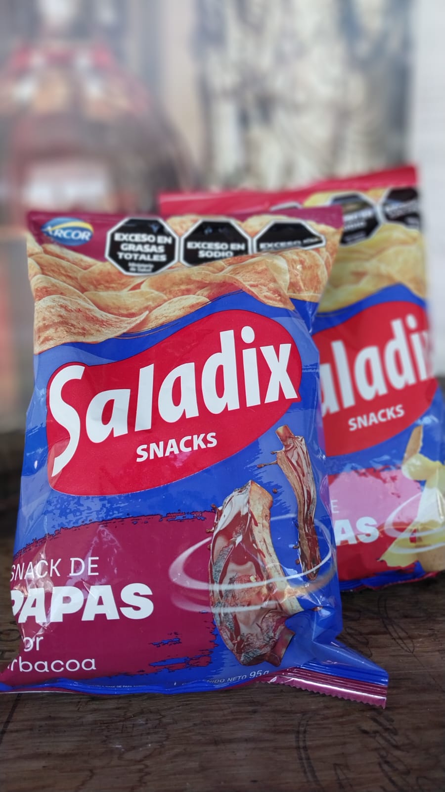 SALADIX PAPAS FRITAS SABOR BARBACOA 95G