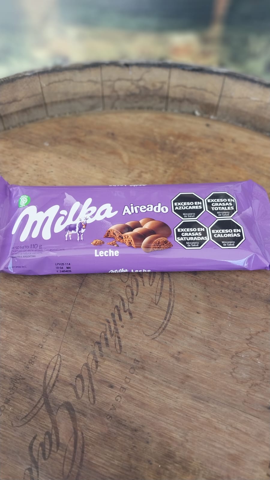 MILKA CHOCOLATE AIREADO 110G