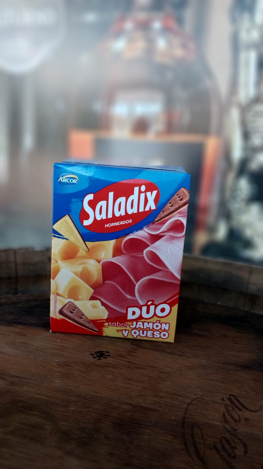 SALADIX DÚO JAMÓN Y QUESO 100G