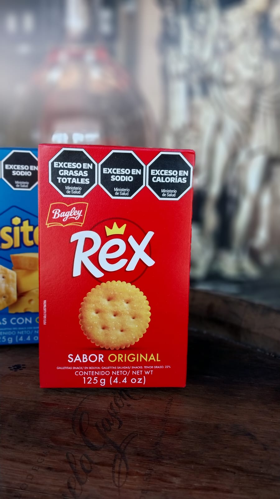 GALLETITAS SNACK REX SABOR ORIGINAL 125G