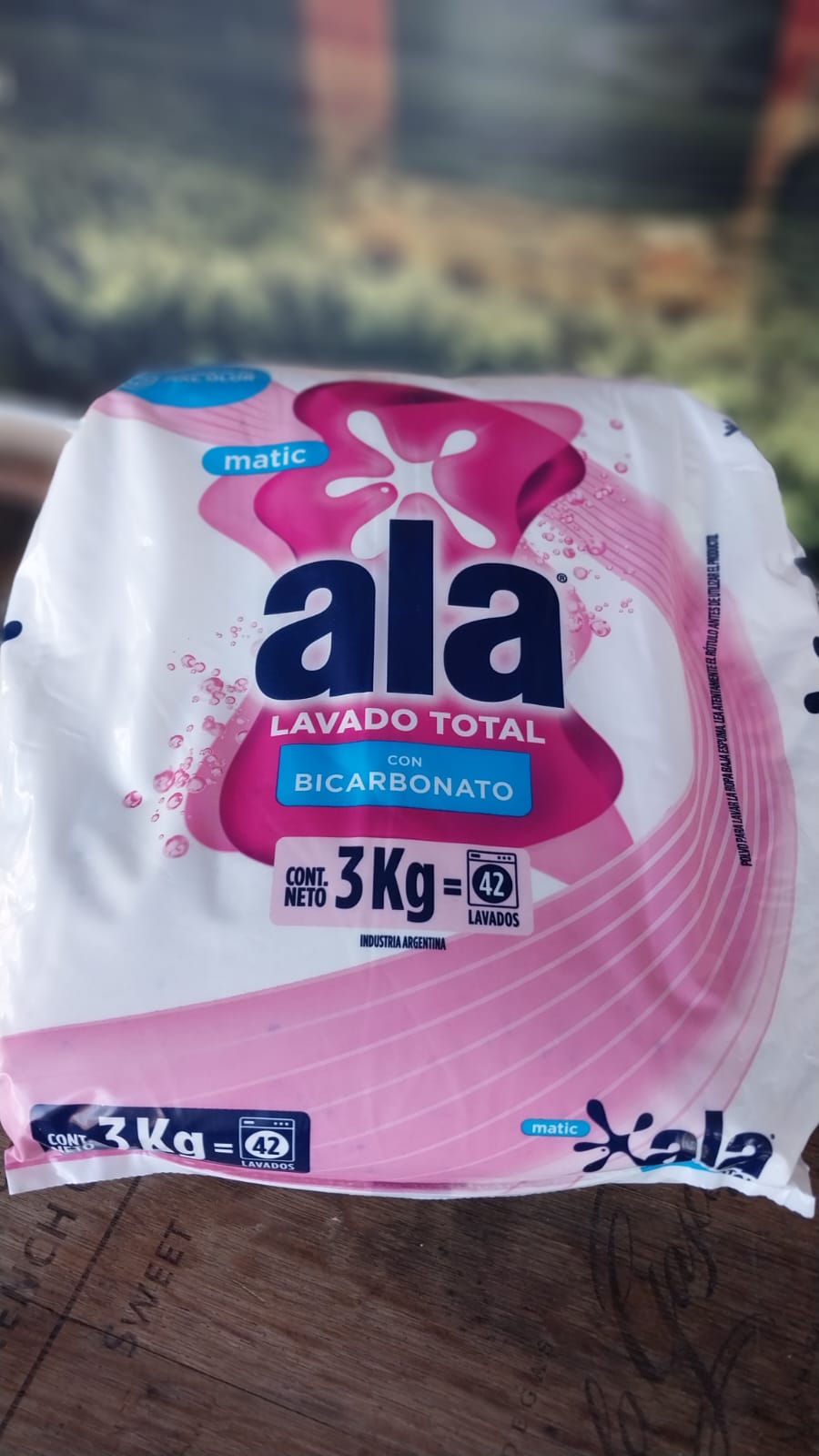 ALA MATIC JABÓN EN POLVO CON BICARBONATO 3KG