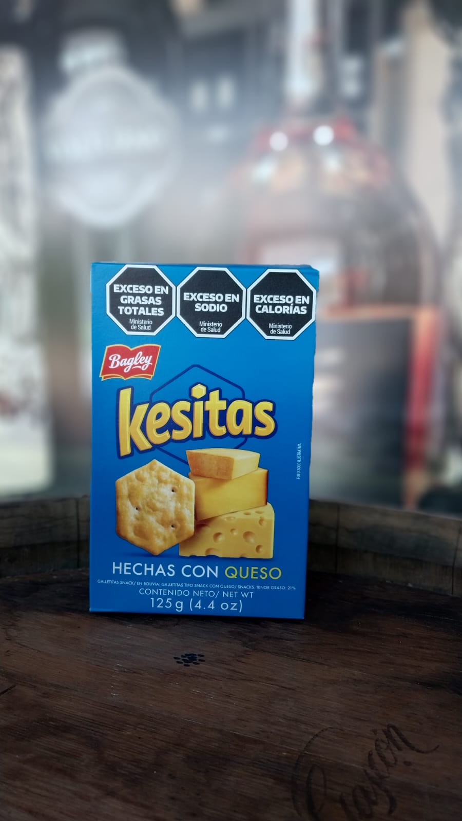 GALLETITAS SNACK KESITAS HECHAS CON QUESO 125G