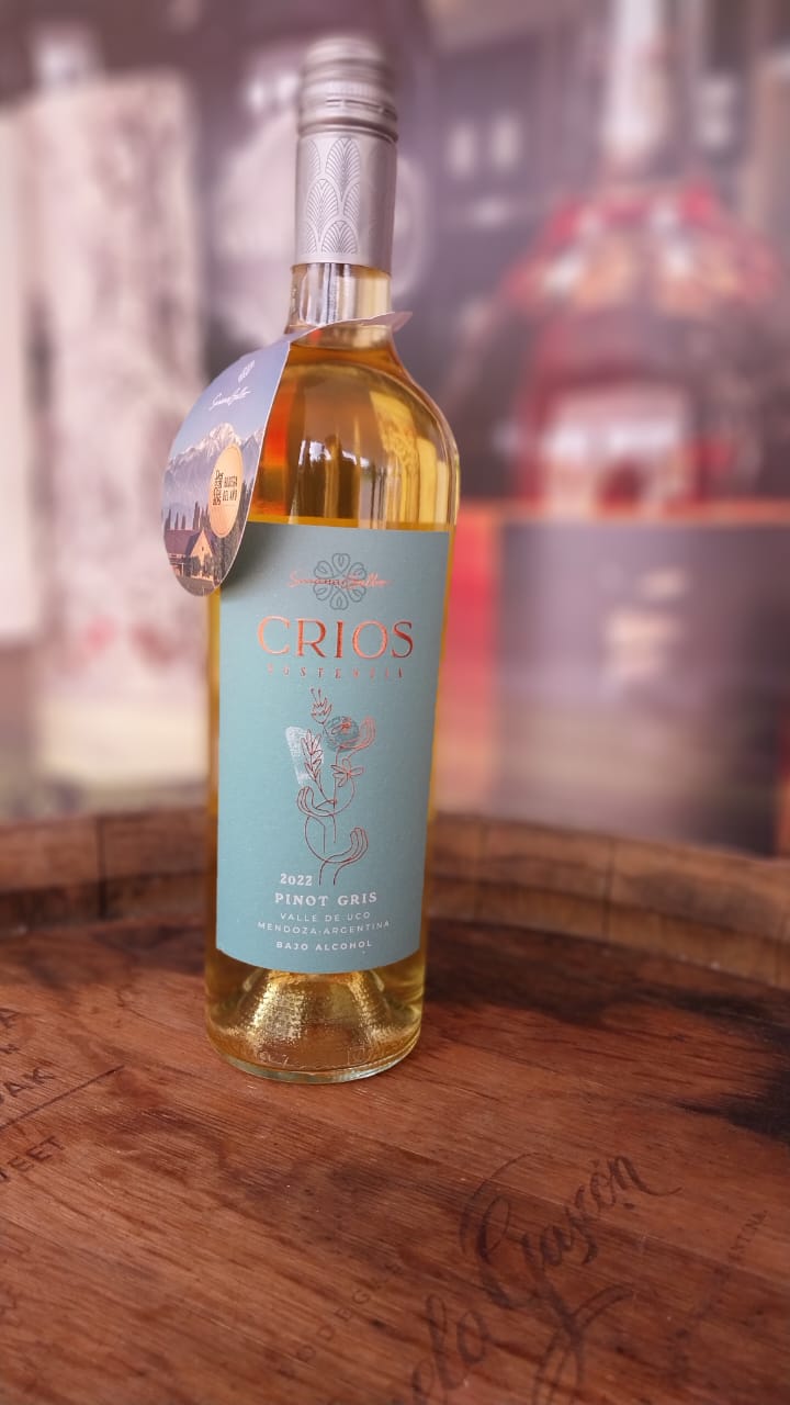 VINHO BRANCO SUSANA BALBO CRIOS SUSTENTIA PINOT GRIS BAJO ALCOHOL