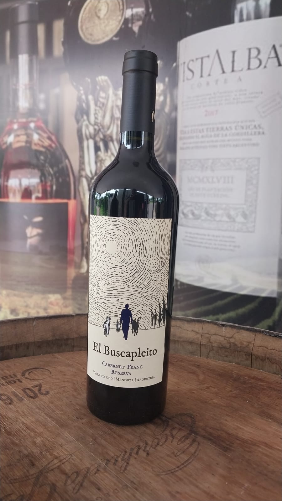 VINHO TINTO LA AZUL EL BUSCAPLEITO RESERVA CABERNET FRANC