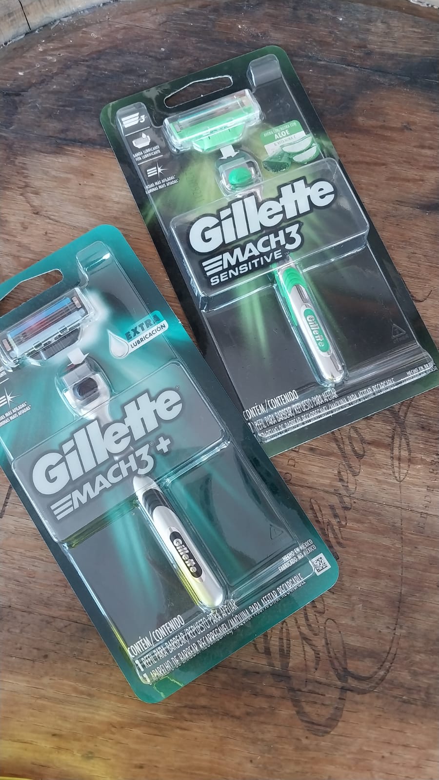 MÁQUINA PARA AFEITAR RECARGABLE GILLETTE MACH3
