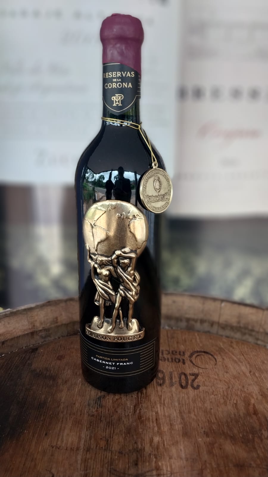 VINHO TINTO MAISON POUGET RESERVA DE LA CORONA CABERNET FRANC