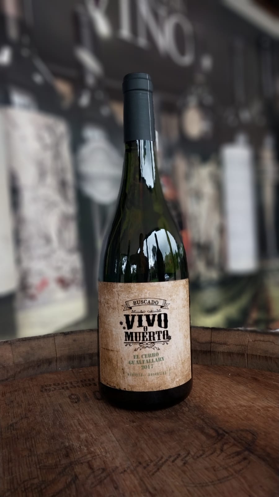 VINHO BRANCO BUSCADO VIVO O MUERTO EL CERRO GUALTALLARY