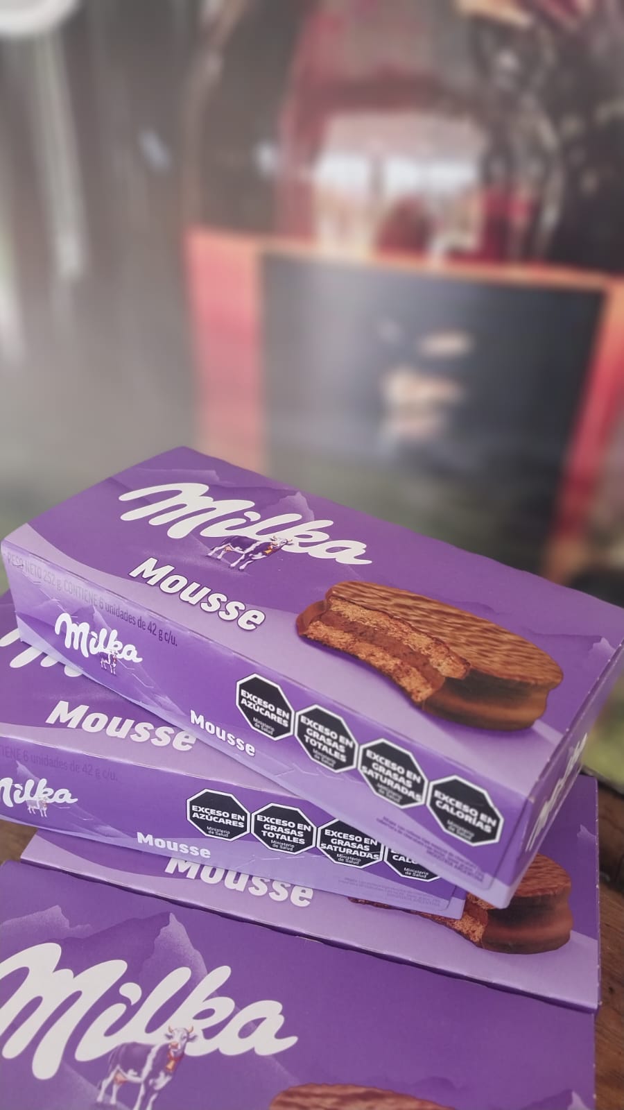 MILKA ALFAJOR AGRUPADO MOUSSE X6