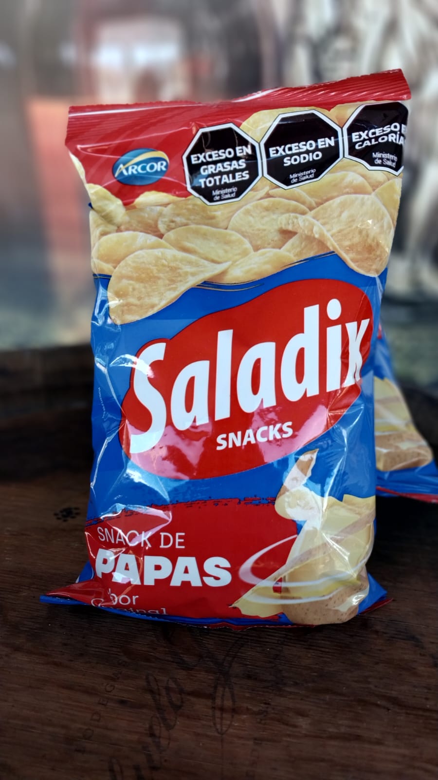 SALADIX PAPAS FRITAS  SABOR ORIGINAL 95G