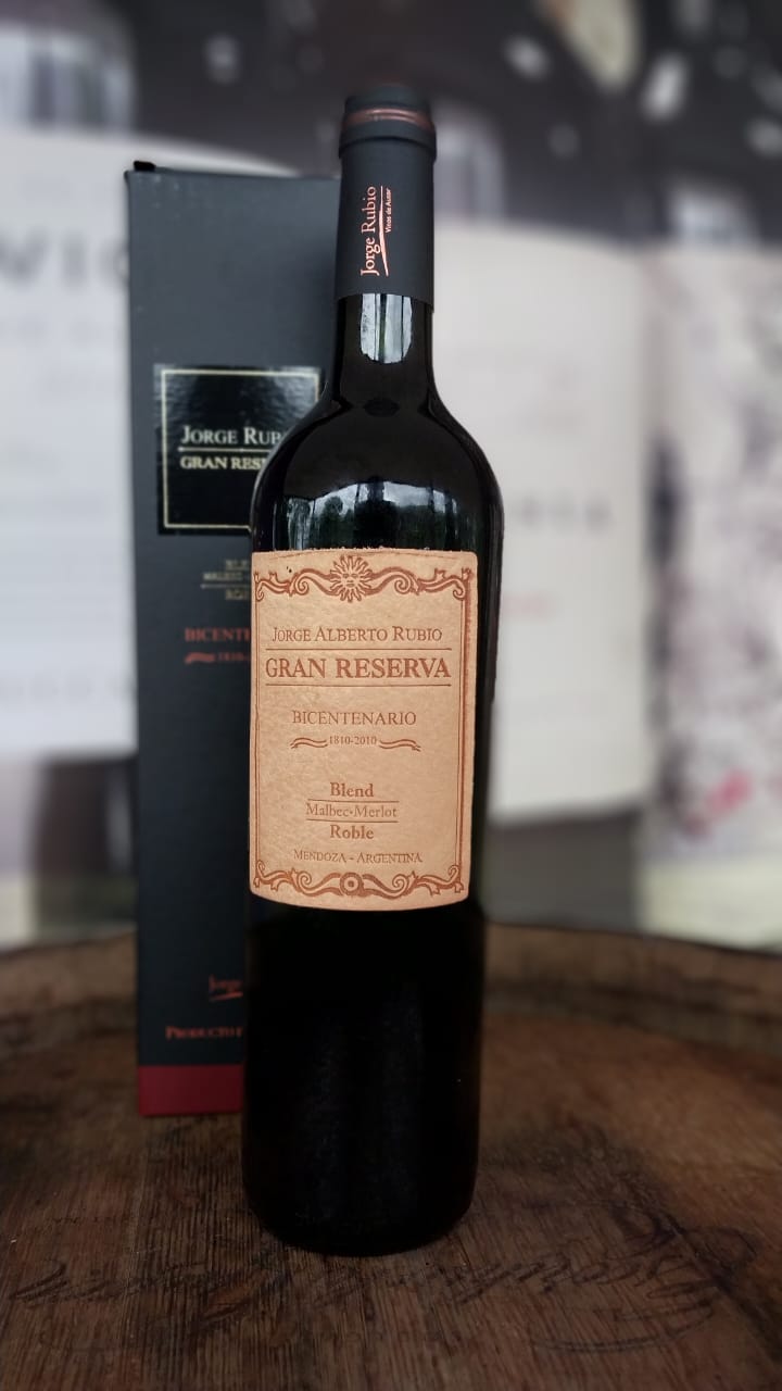 VINHO TINTO JORGE RUBIO GRAN RESERVA BICENTENARIO BLEND