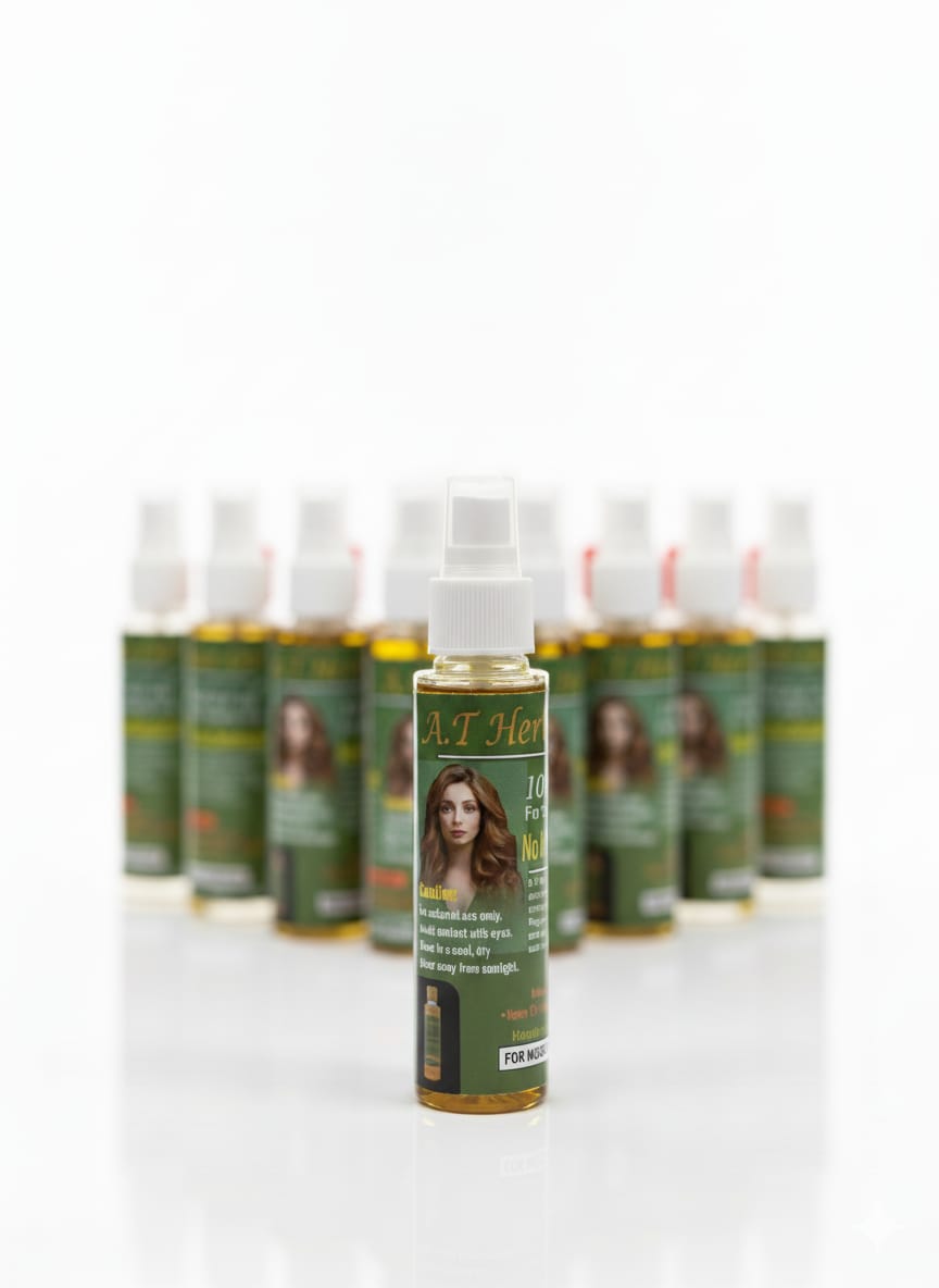 A.T Herbal Spray Solution for lice in hair