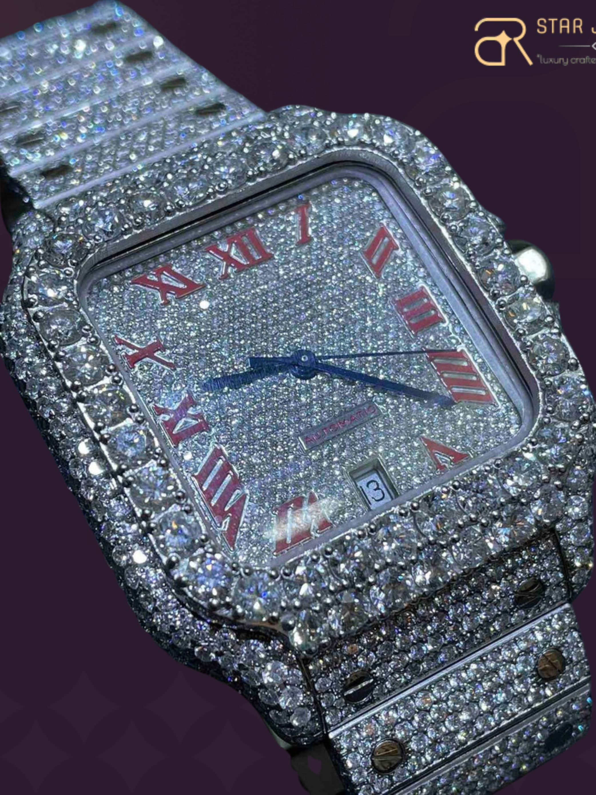 Luxury diamond-studded watches that elegance in every detail