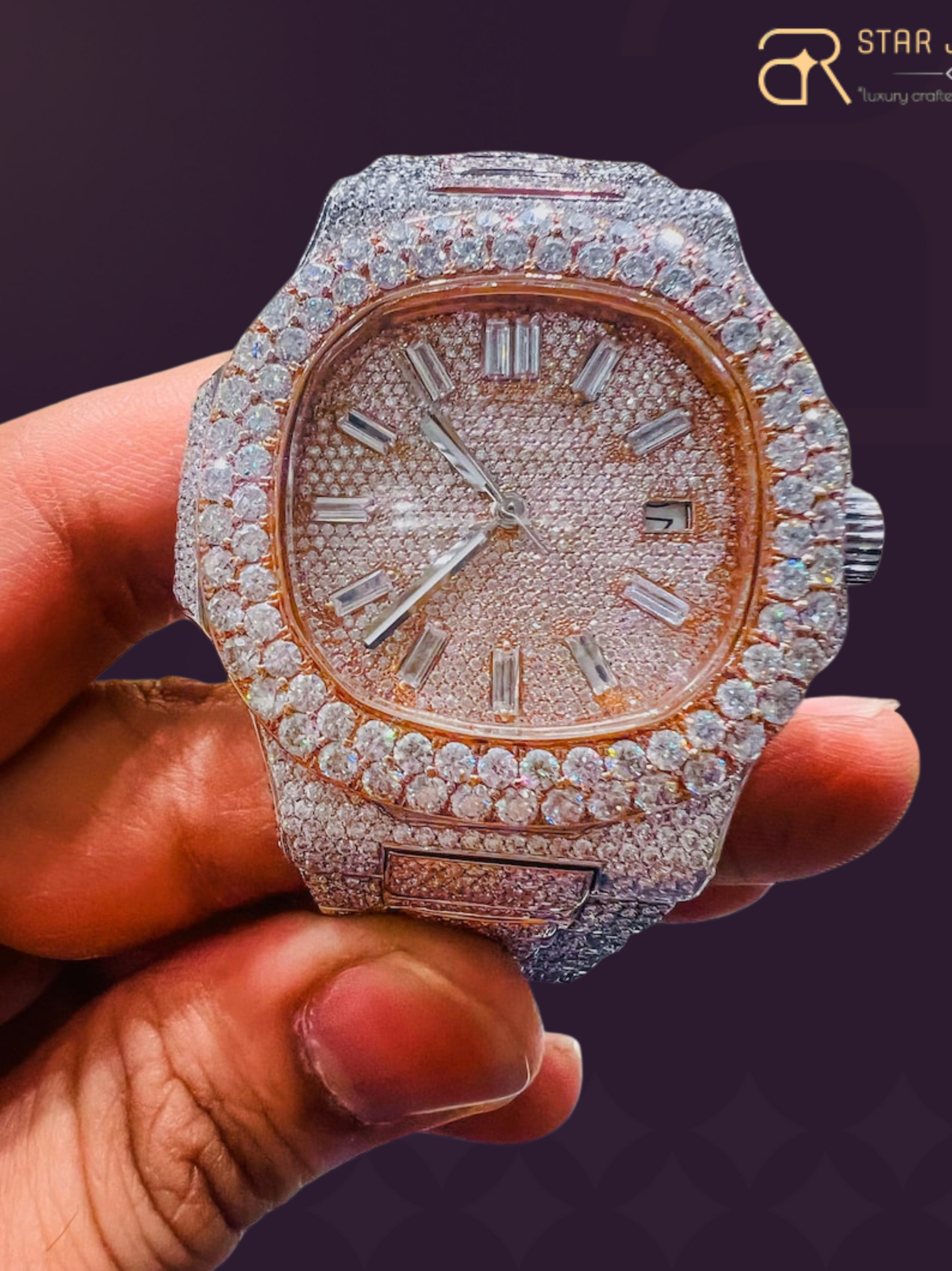 Luxury diamond-studded watches that elegance in every detail, 