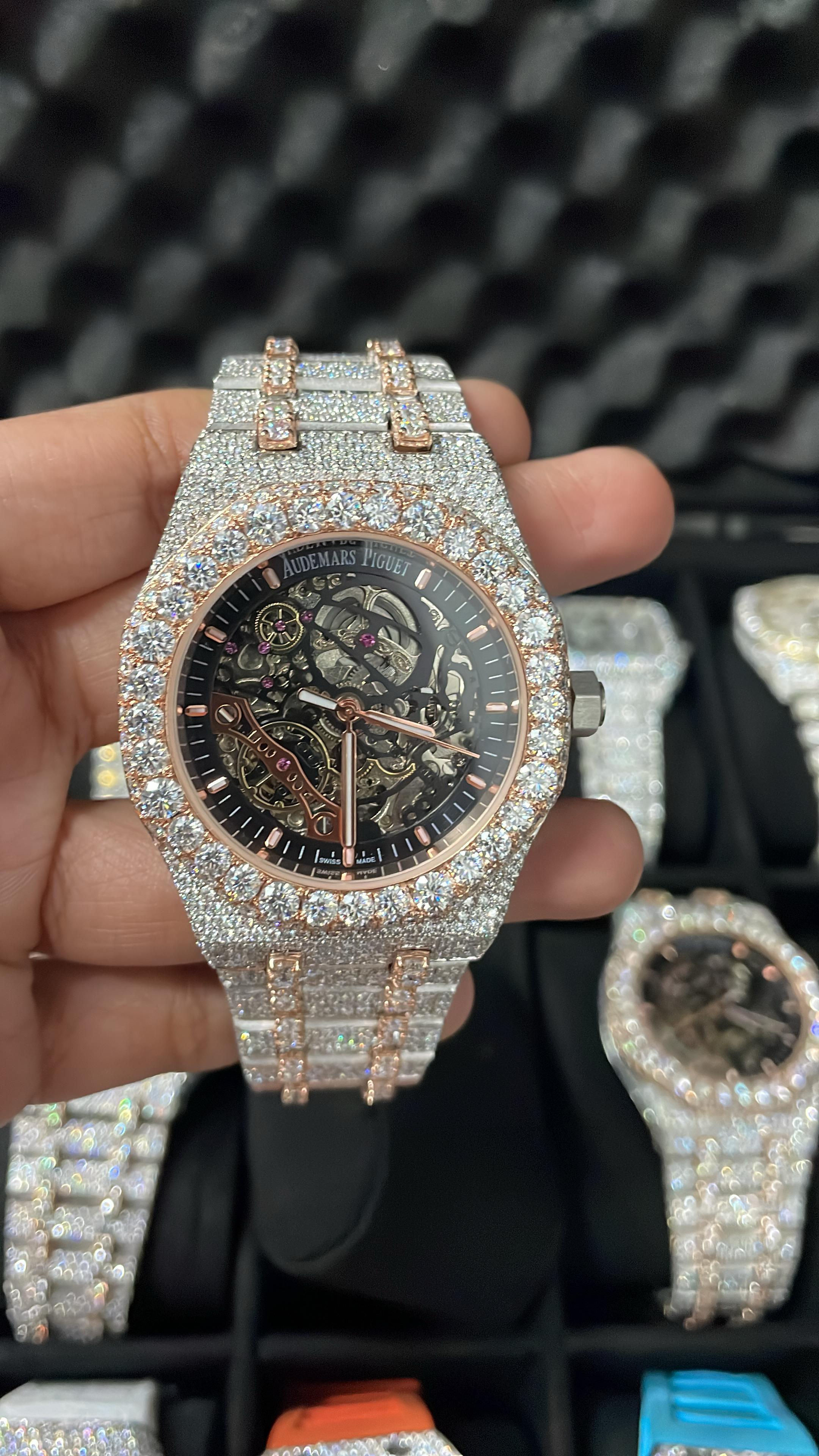 Luxury diamond-studded watches that elegance in every detail,