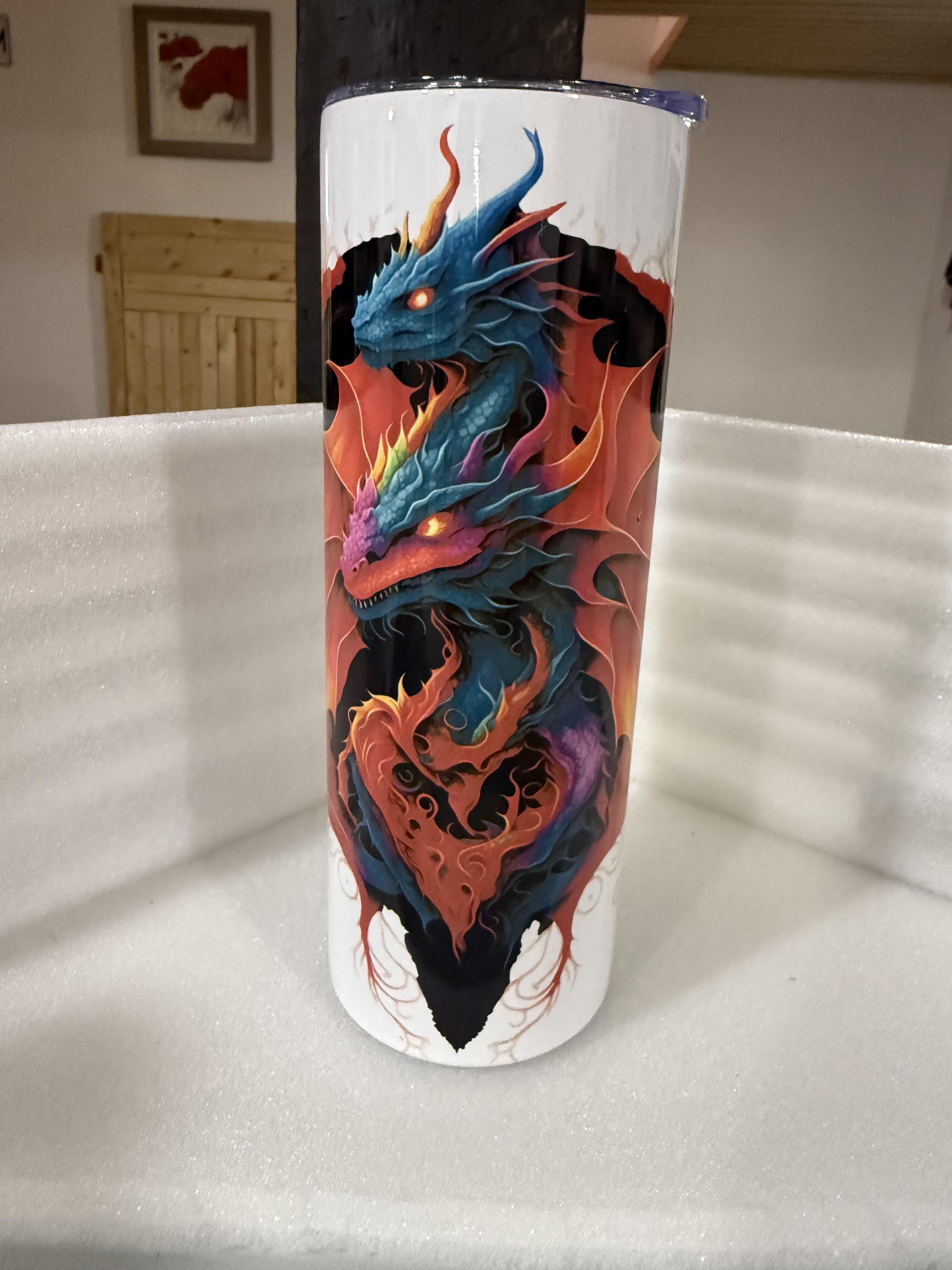 Dragon Themed Stainless Steel Tumbler