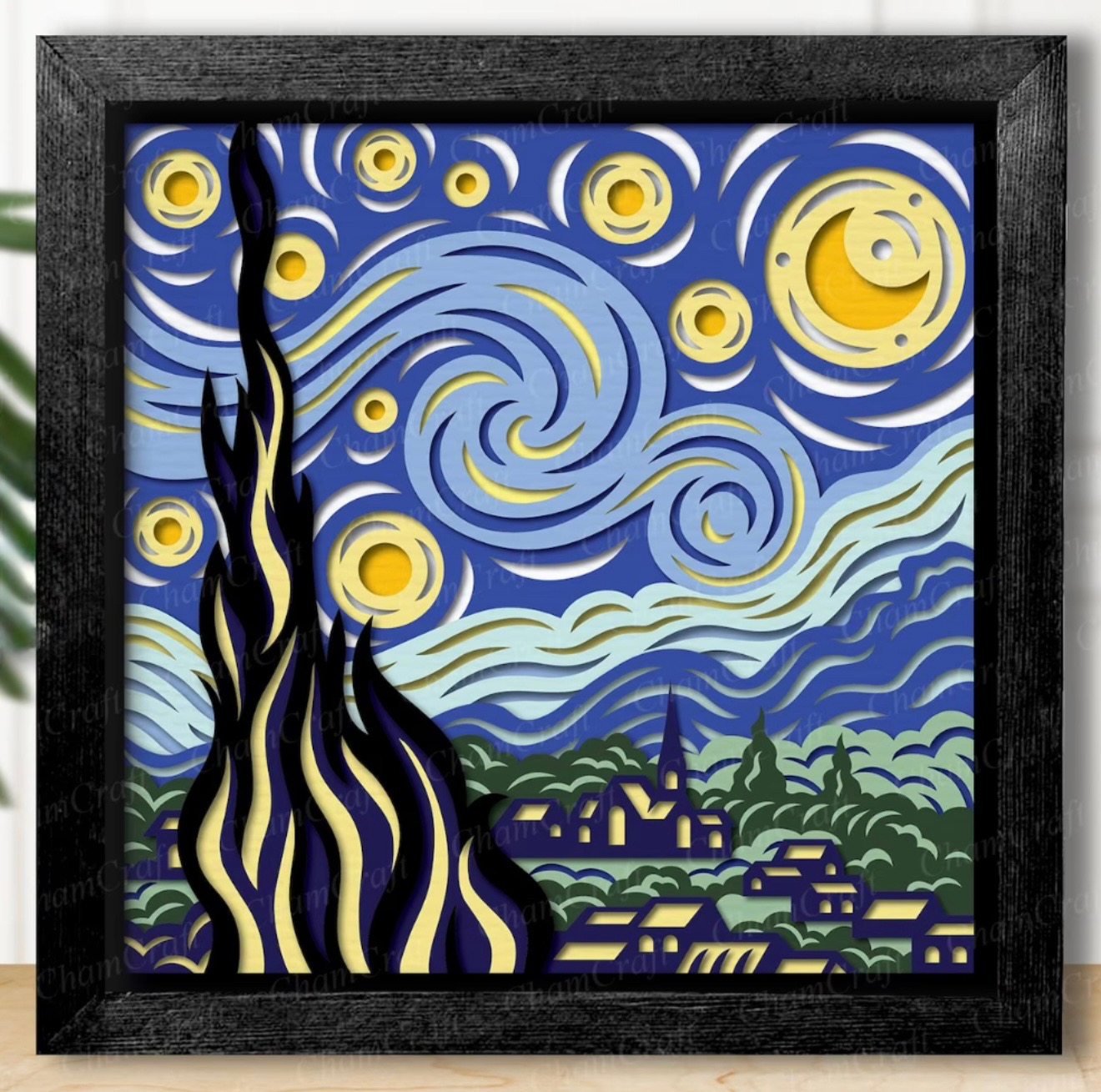 Starry Night Shadowbox