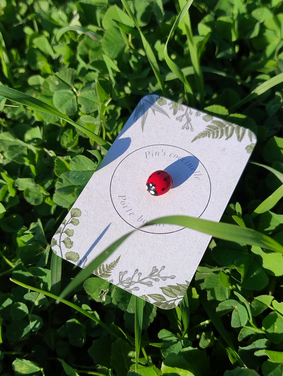 Pin's Coccinelle Porte-Bonheur