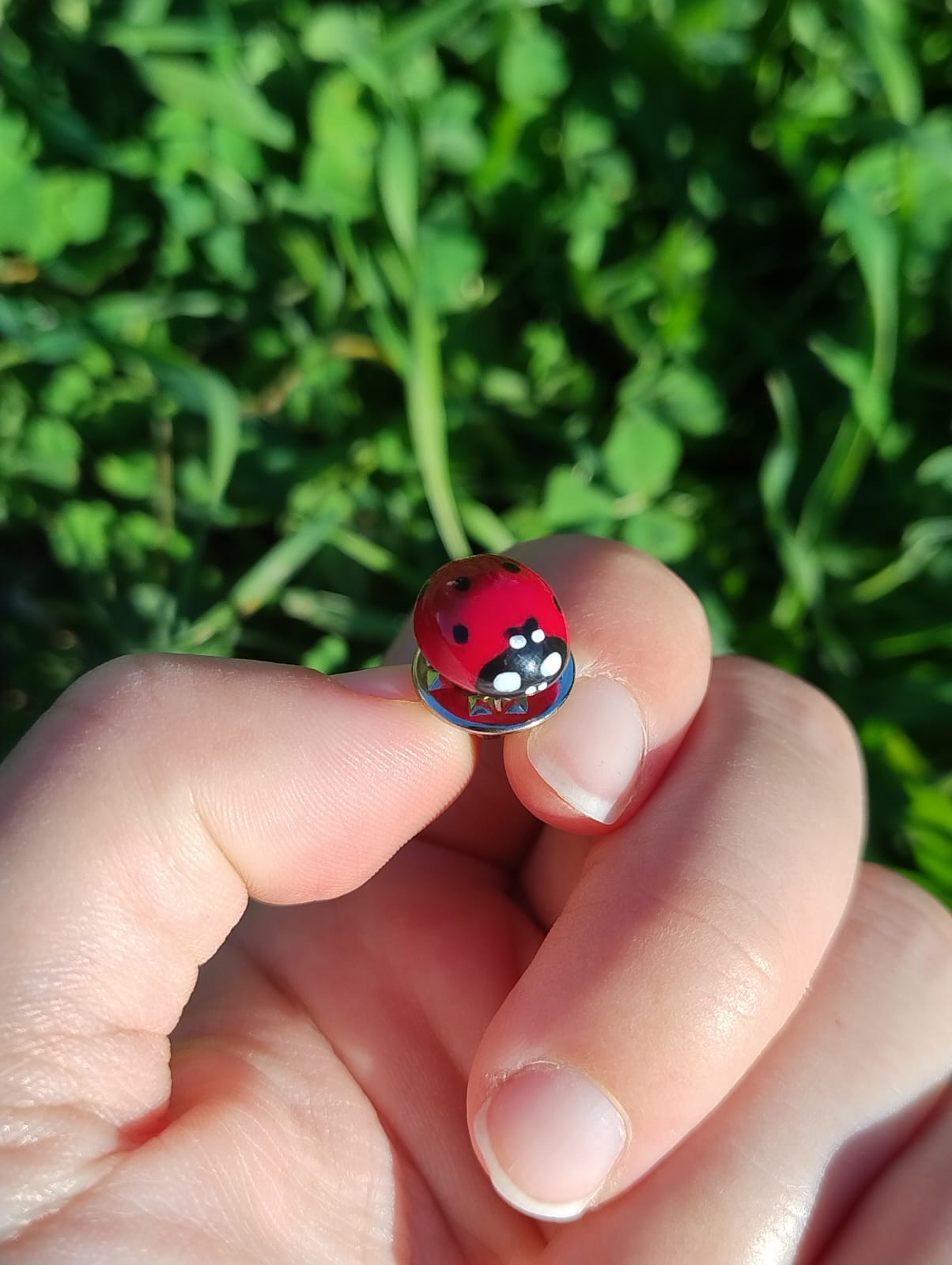 Pin's Coccinelle Porte-Bonheur