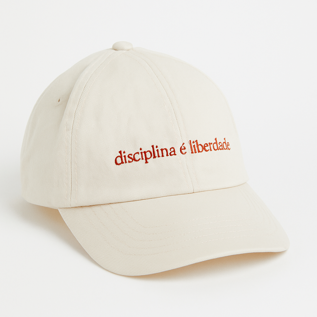 Boné "disciplina é liberdade"