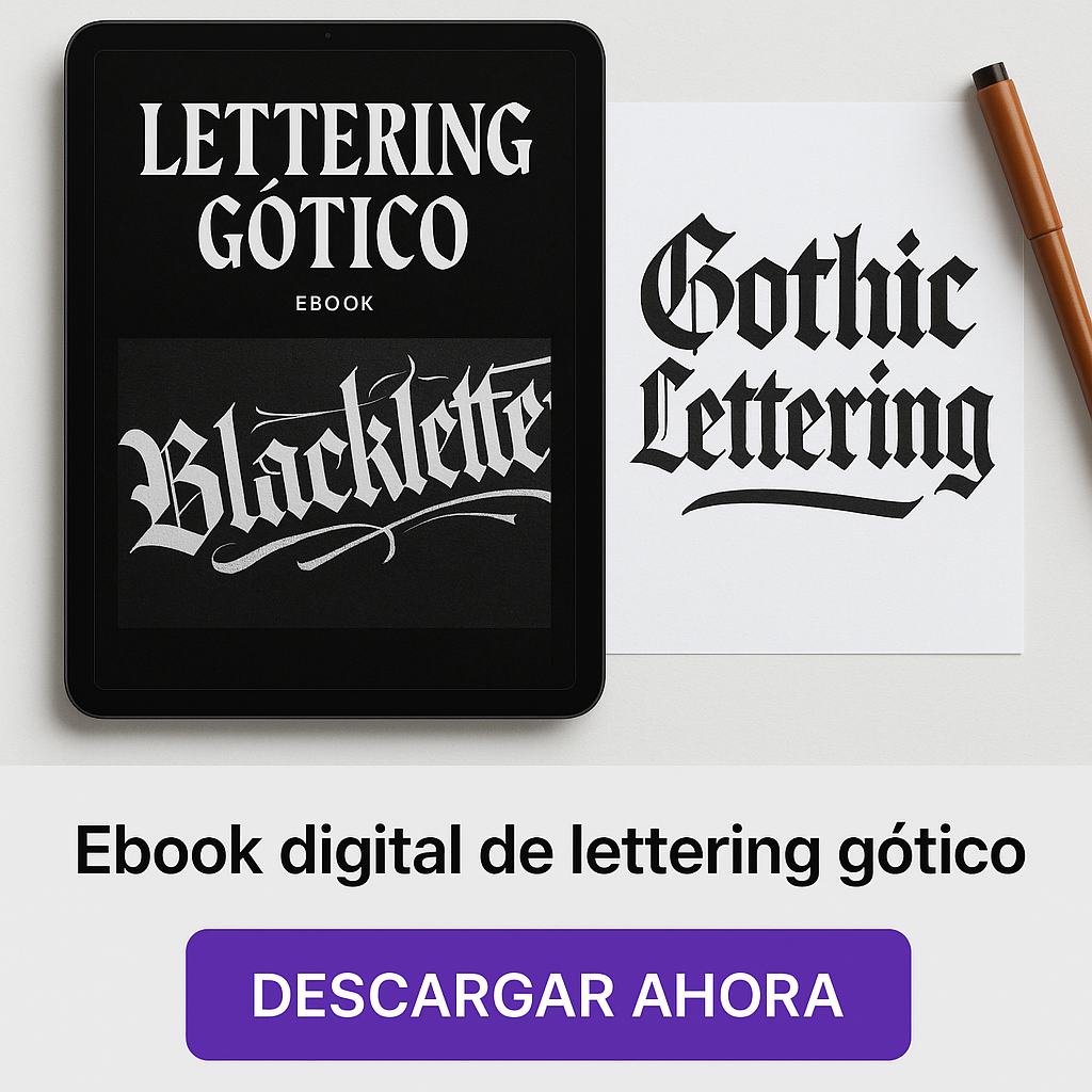 Ebook de Lettering gótico