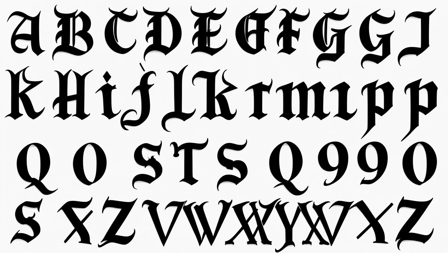 Ebook de Lettering gótico