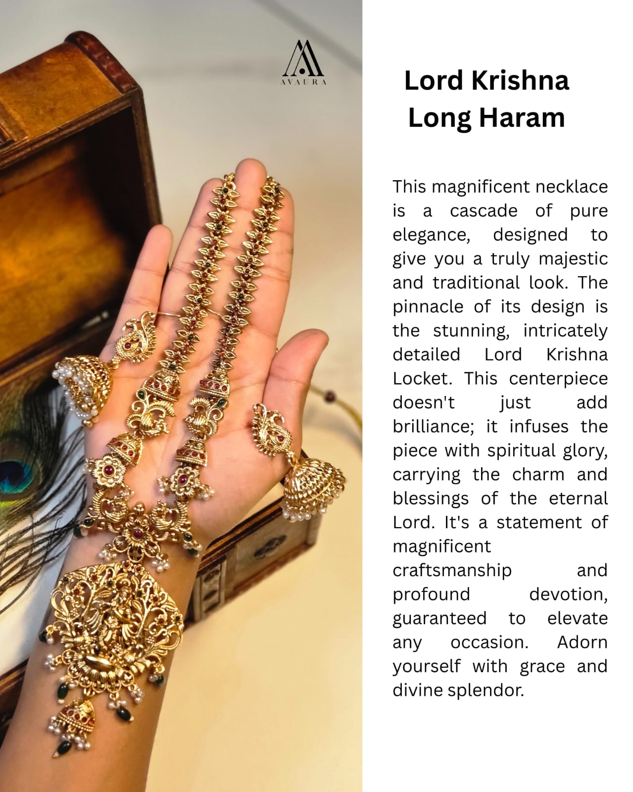 Lord Krishna Long Haram