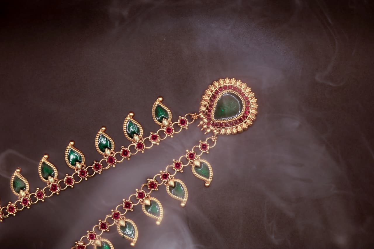 Antique Mango Leaf Haram