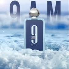 9 p.m. - 9 a.m Blue by Afnan. Eau de Parfum. For Men and Women. 100ml 3.4 oz fl.