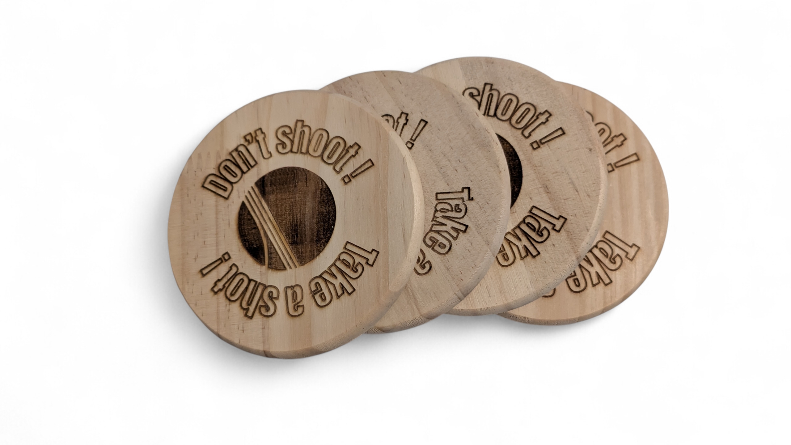 Set de 4 dessous de verre Arc Raiders Don't shoot 