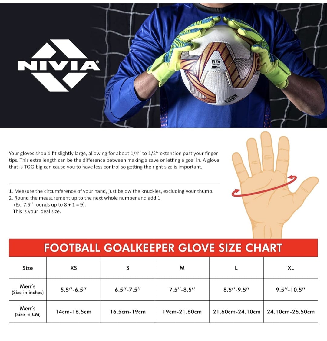 Nivia Goalkeeper Gloves