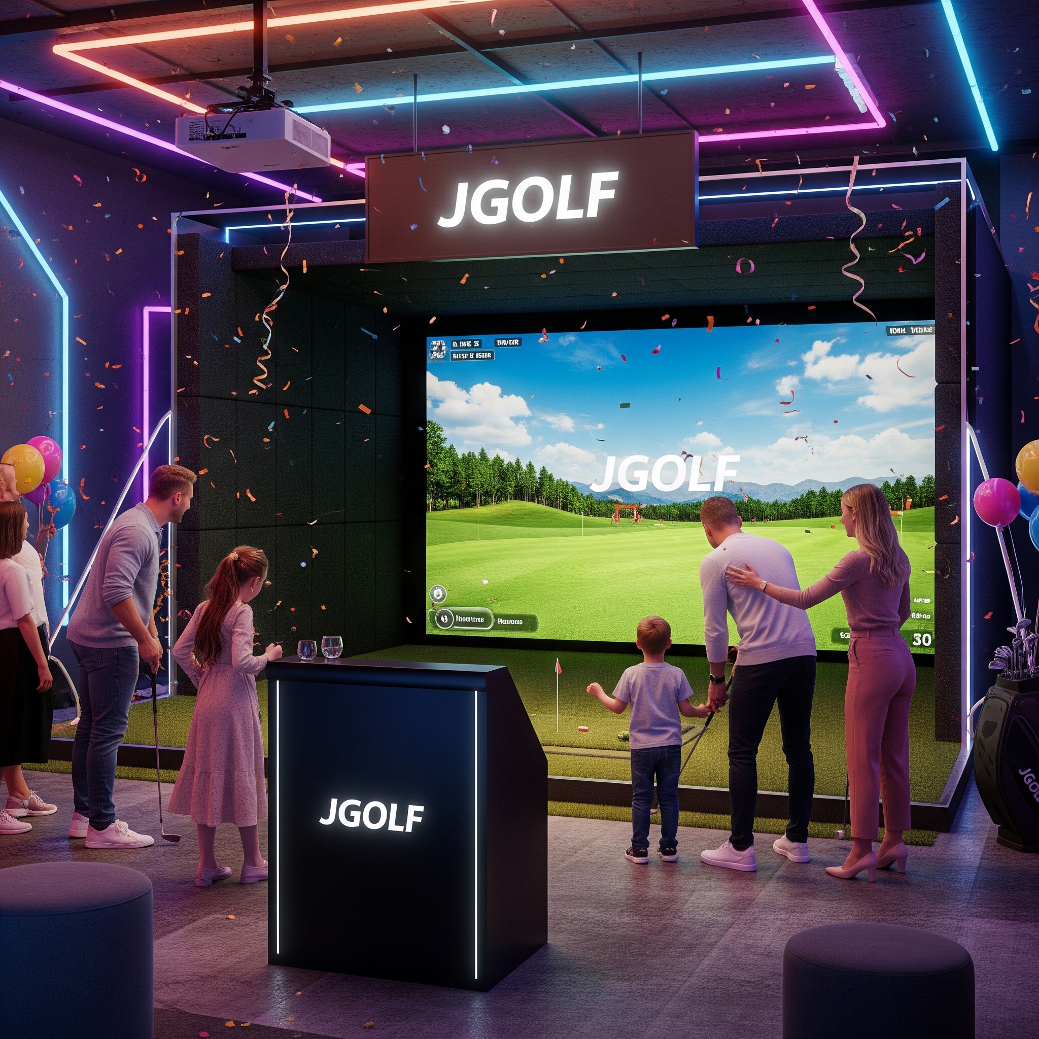 Miete Jgolf Simulator . Das volle Jgolf Erlebnis