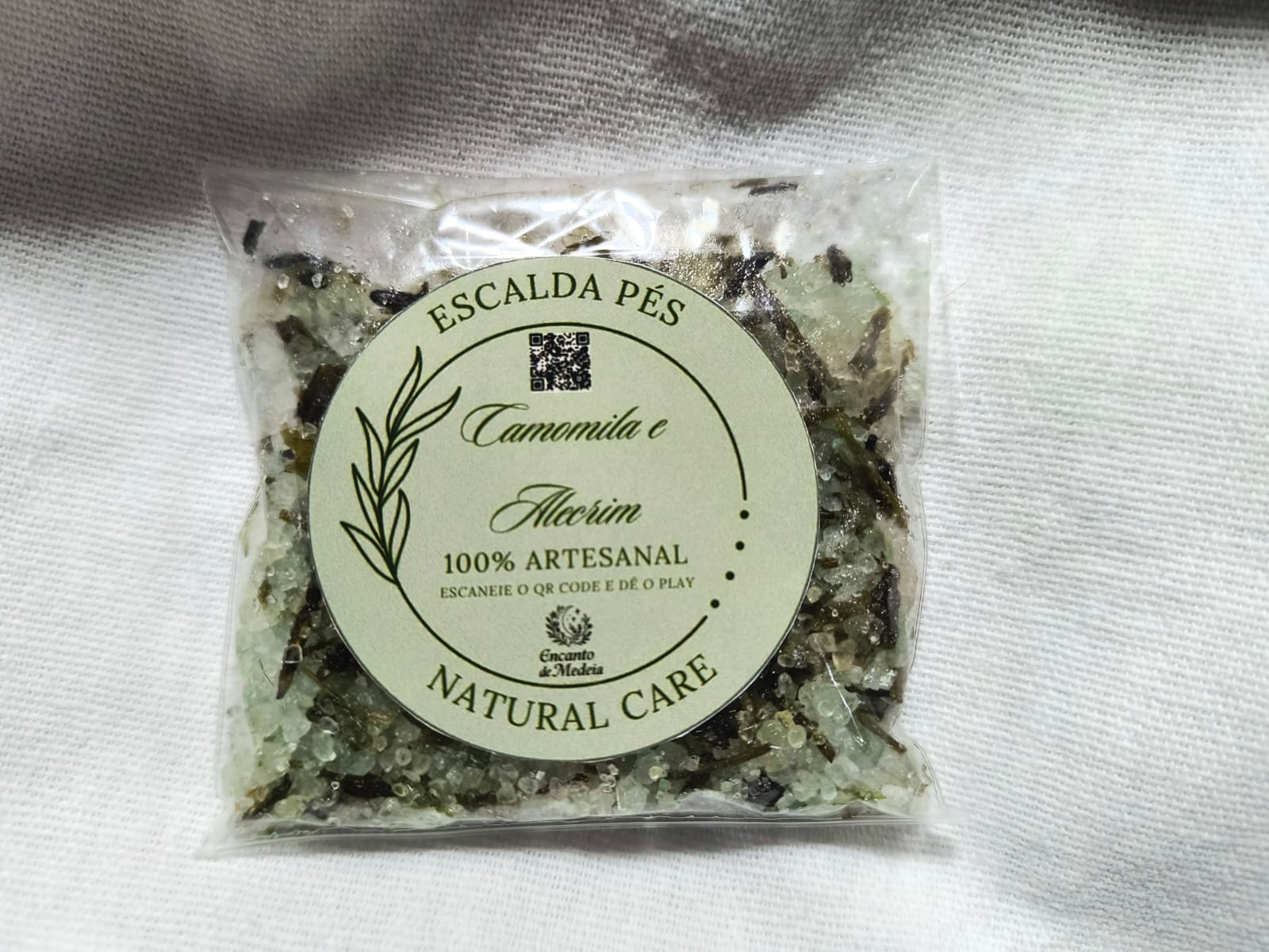 Mini Escalda Pés Camomila e Alecrim