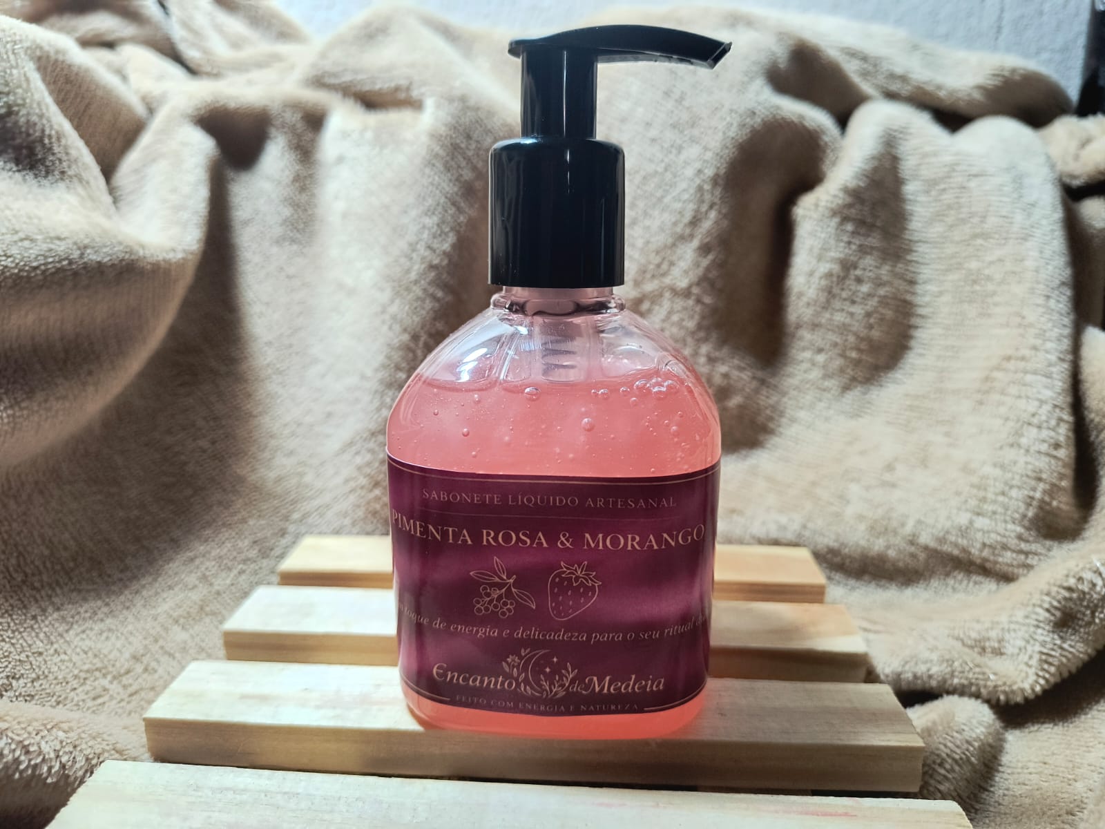 Sabonete Líquido Pimenta Rosa & Morango