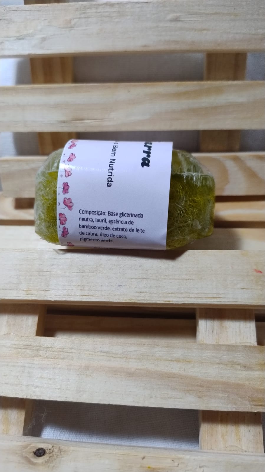 Sabonete em Barra Com Bucha Vegetal