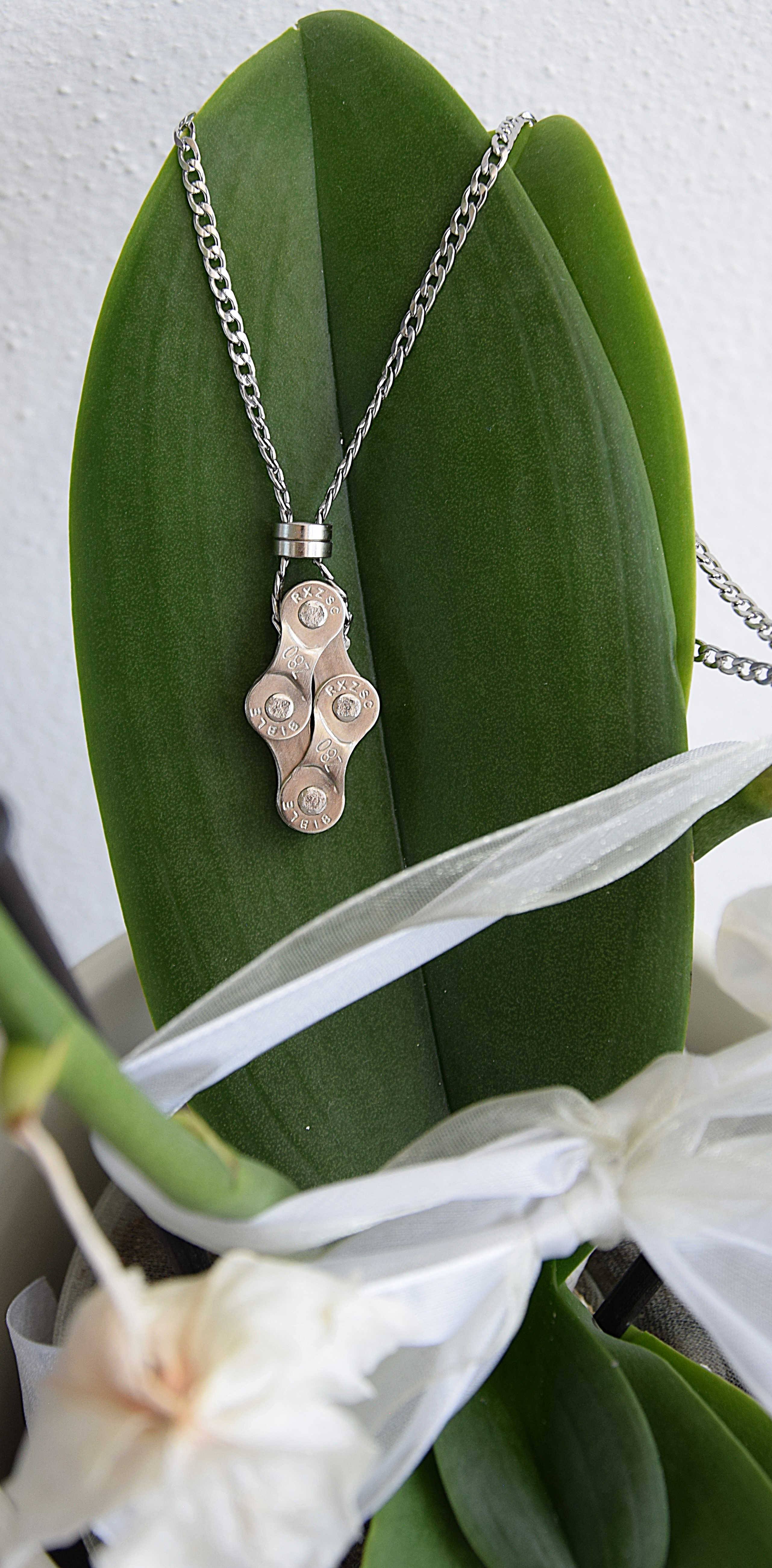 Metallhalskette - Raute